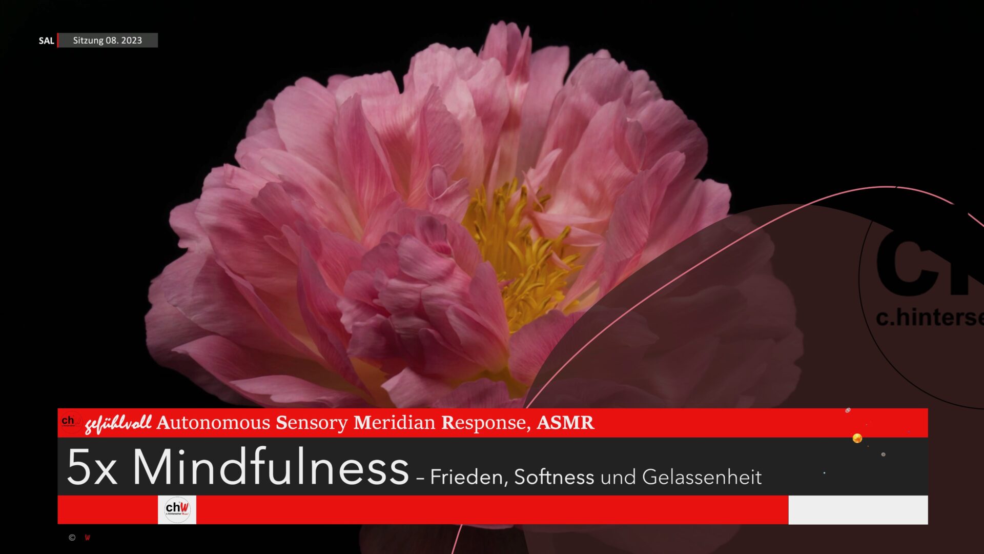 chW gefühlvoll Autonomous Sensory Meridian Response, ASMR II – C