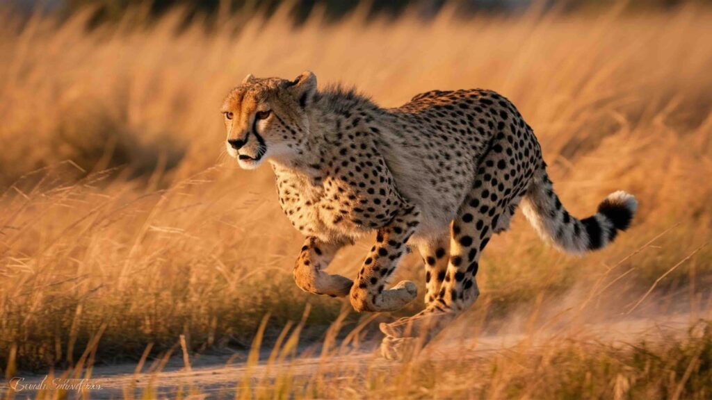 amazing image of Cheetah running.