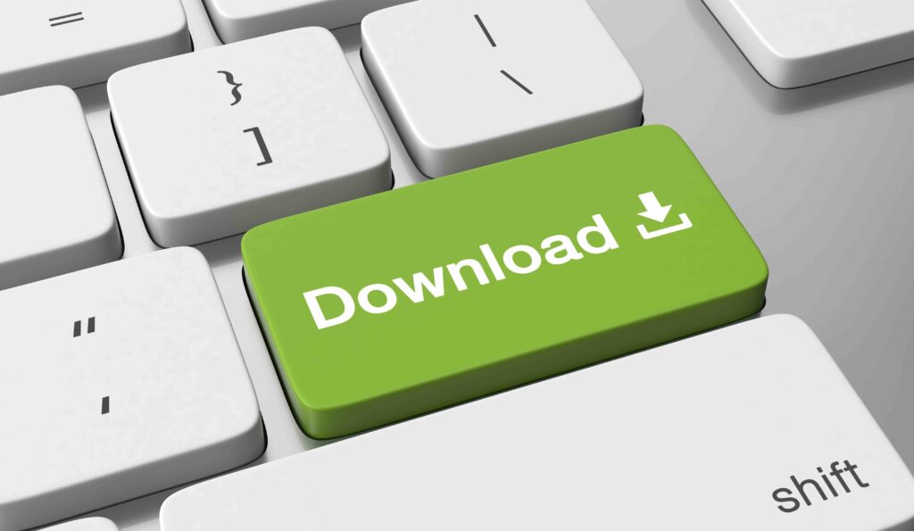 Download button.