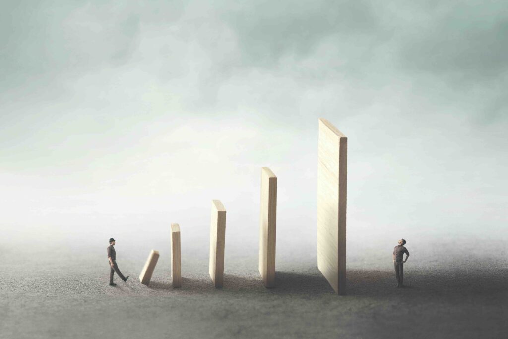 strategy to eliminate the rival, surreal concept